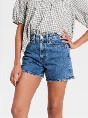 Universal Thread Blue High-Rise Denim Jean Shorts